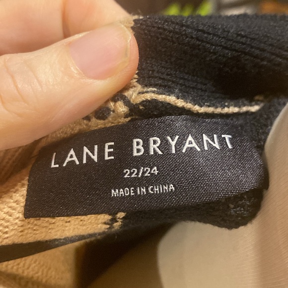 Lane Bryant Classic Open-Front Fair Isle sweater Overpiece 22/24 - Picture 6 of 6